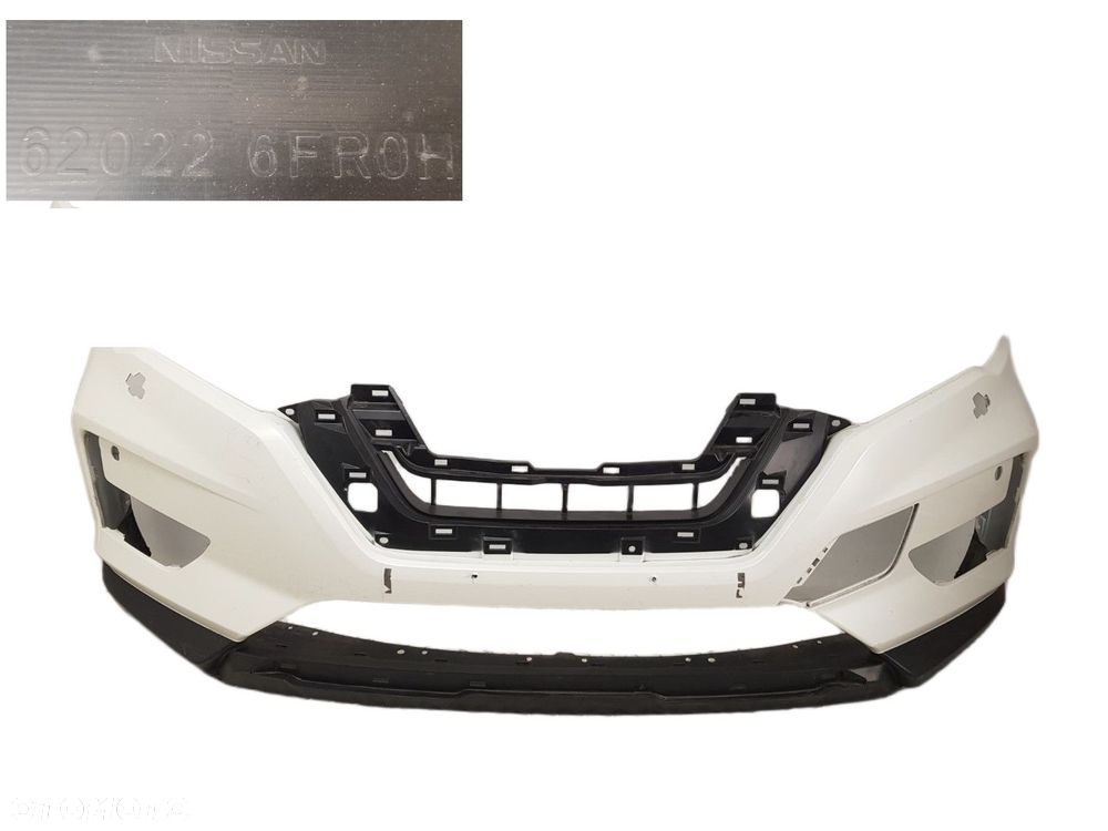 ŁADNY ZDERZAK PRZEDNI PRZÓD NISSAN X-TRAIL III LIFT T32 17-22  6XPDC SPRYSKWACZE 620226FR0H - 1
