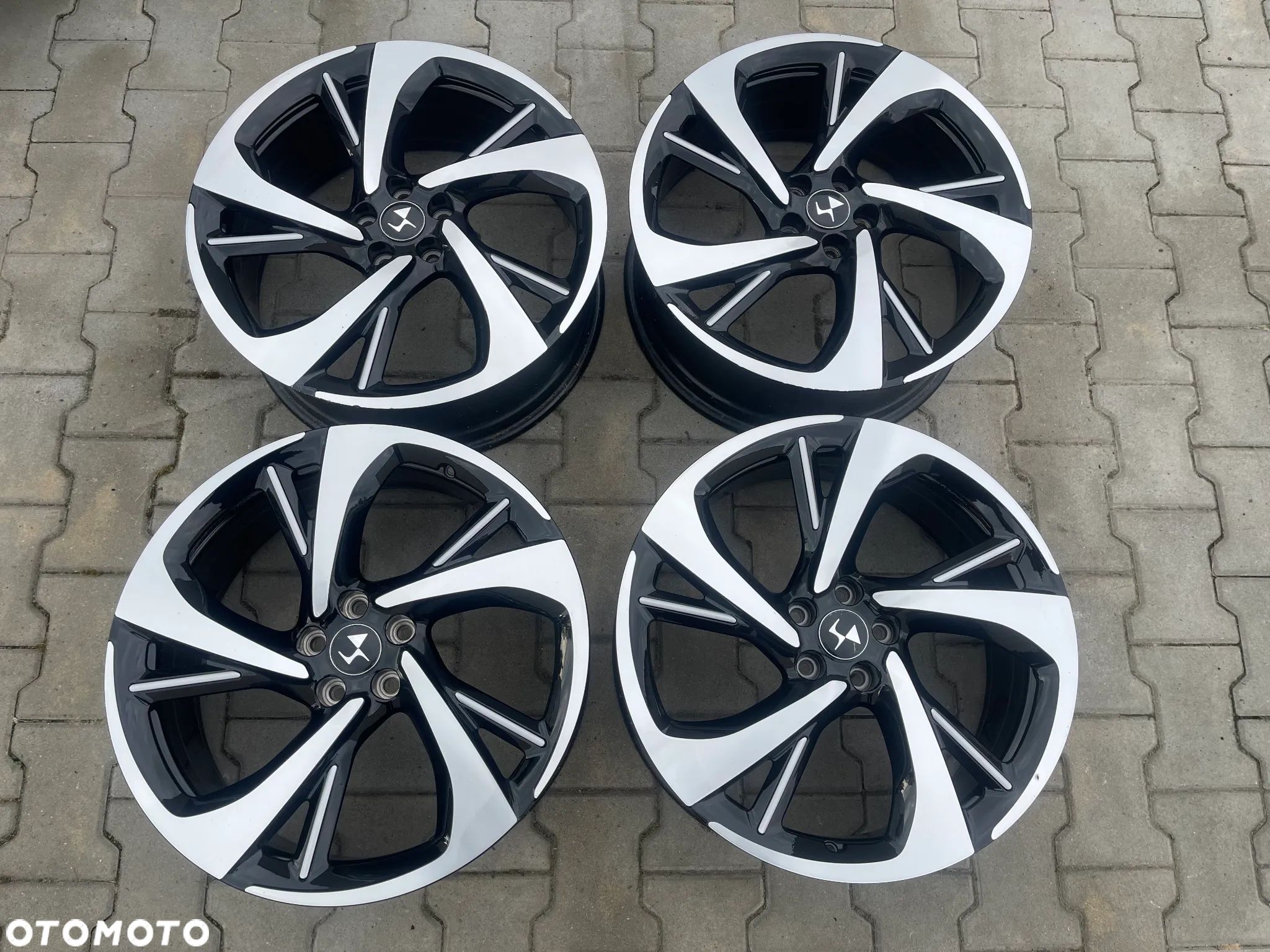 FELGI ALUFELGI 20 CITROEN DS7 DS 7 JAK NOWE! 5X108 ET44 8J 9817501077 SPRAWDZONE ORYGINAŁ - 1