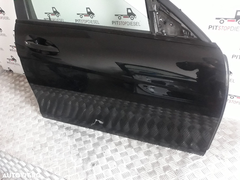 Usa dreapta fata Mercedes C class W204 2007 2008 2009 2010 2011 2012 2013 2014 2015 neagra fara bandou cromat - 4