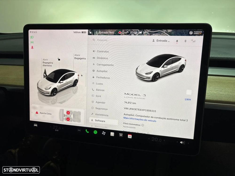 Tesla Model 3 Long Range Tração Traseira - 17