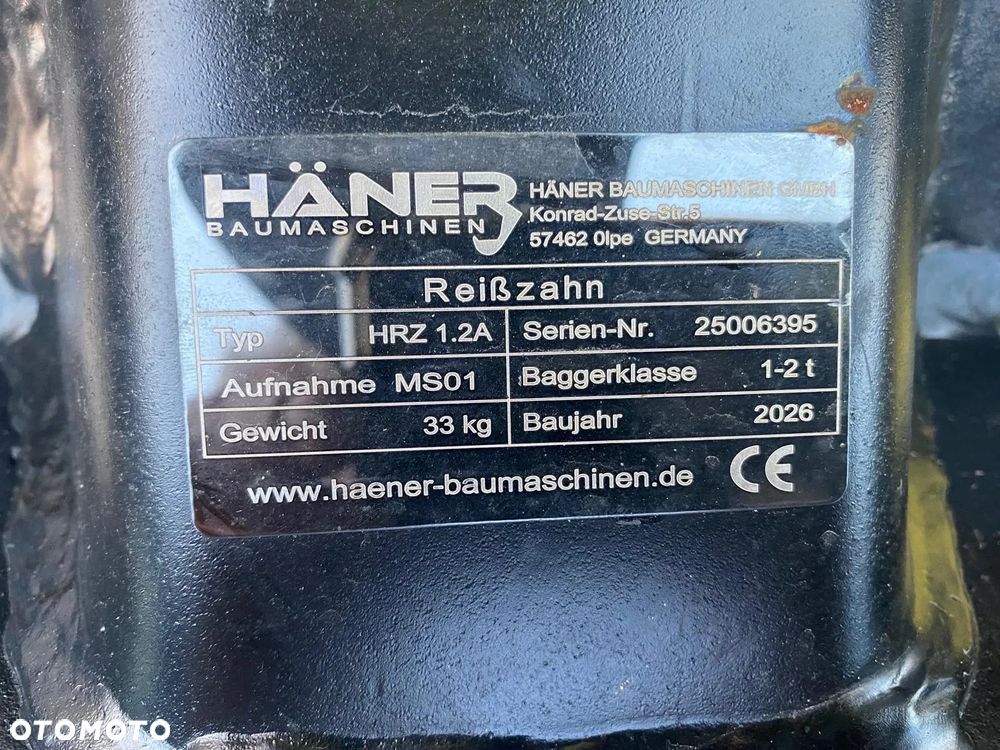 NOWE zęby zrywające HAENER / ripper do koparki – MS01 / MS03 / MS08 / PIN Ø25 Ø30 Ø40 Ø45 Ø50 - 14