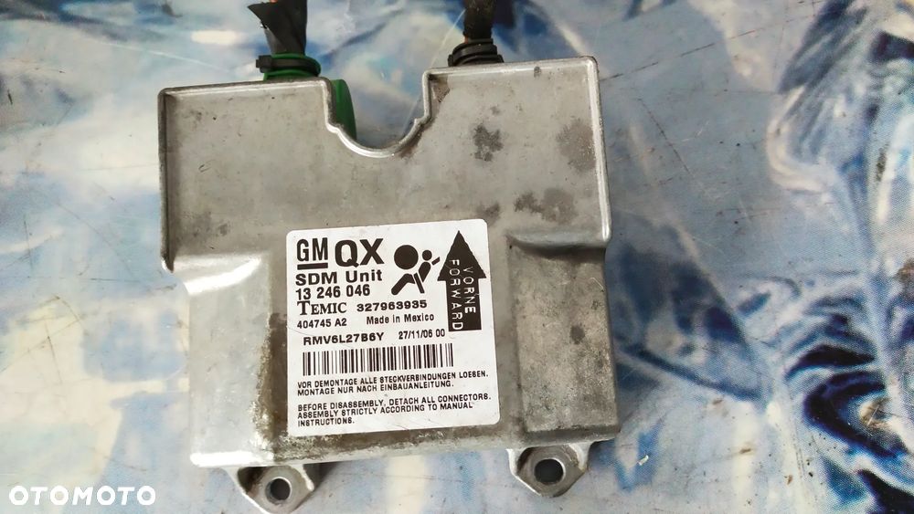 SENSOR PODUSZEK AIRBAG ZAFIRA B 13246046 - 2