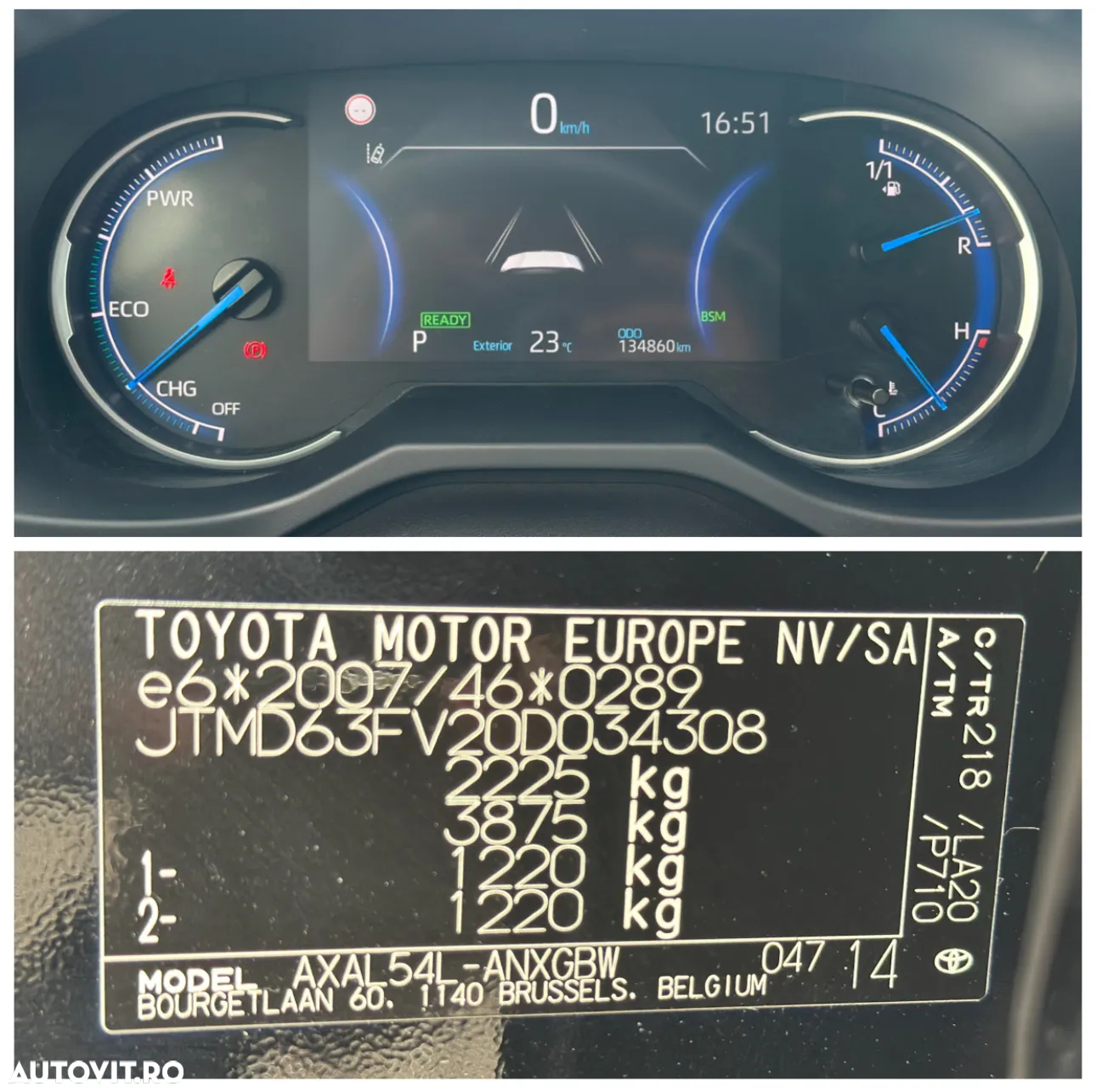 Toyota RAV4 2.5 Hybrid VVT-iE 4x4 Luxury - 33