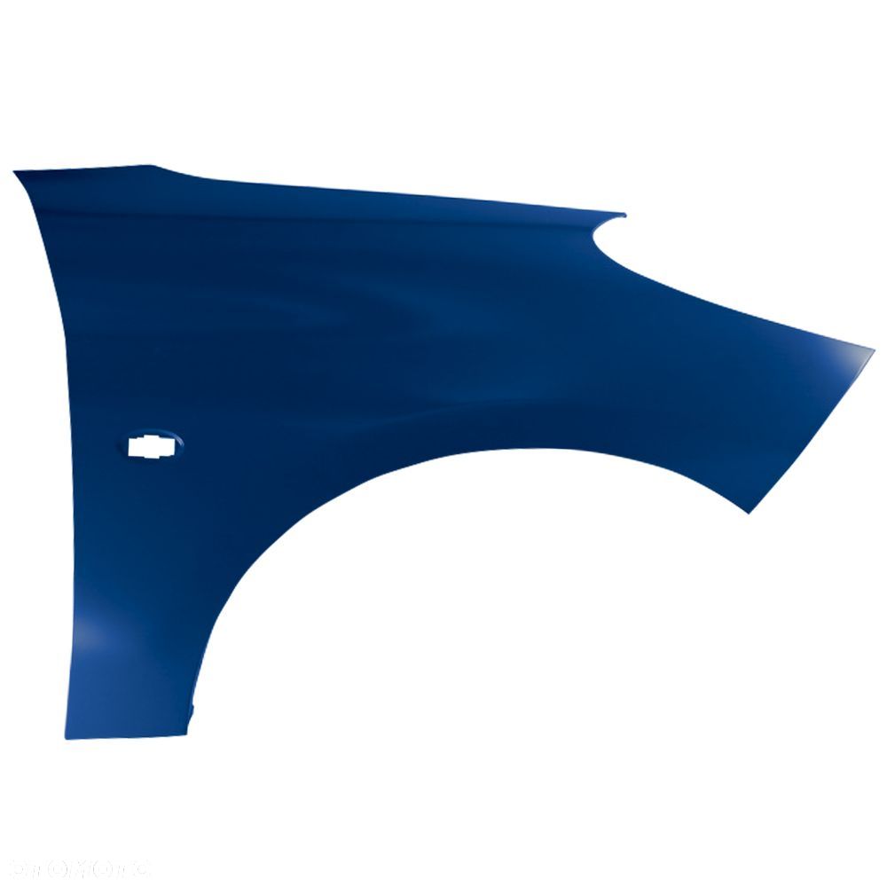 BLU Błotnik PEUGEOT 206+ PLUS KMP prawy niebieski 2007-2014 przód Bleu De Rhodes - 2