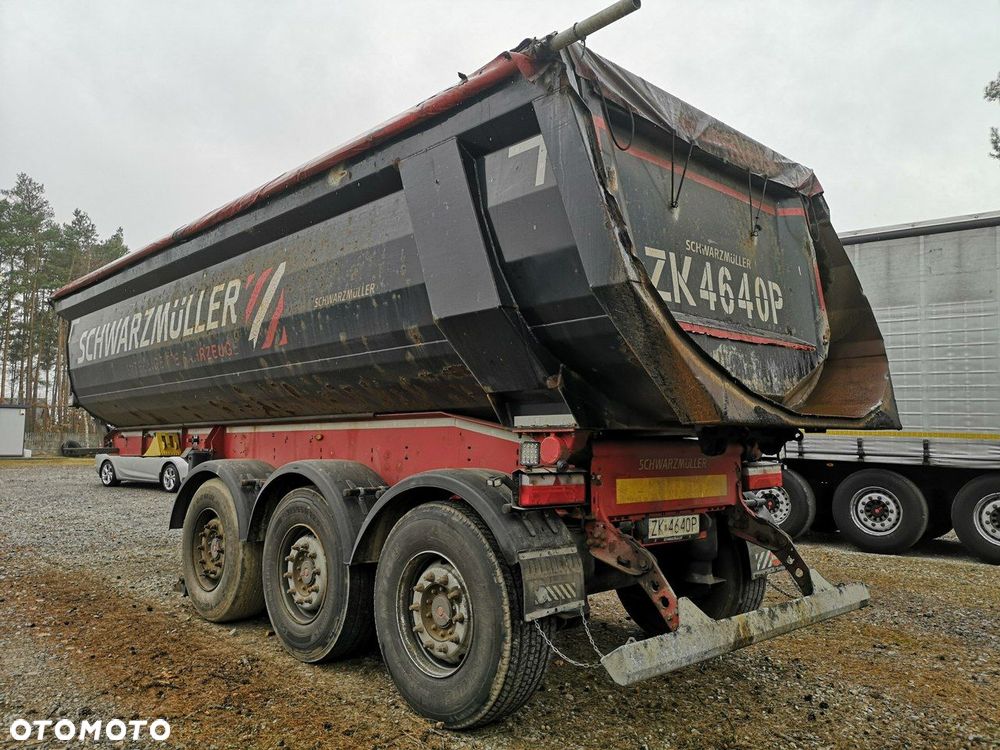 Schwarzmuller Rynna Stalowa 27m3 Oś Podnoszona SAF 2021 Rok Produkcji! - 3