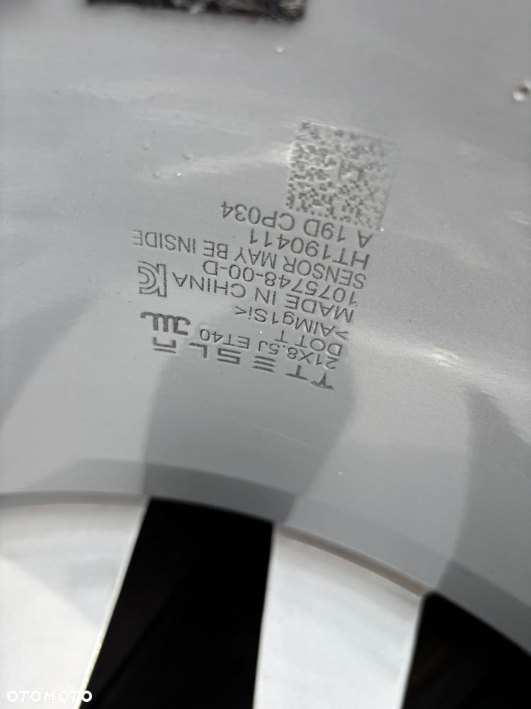 KOŁA FELGI TESLA MODEL S 21x8,5j ET40 OPONY - 9