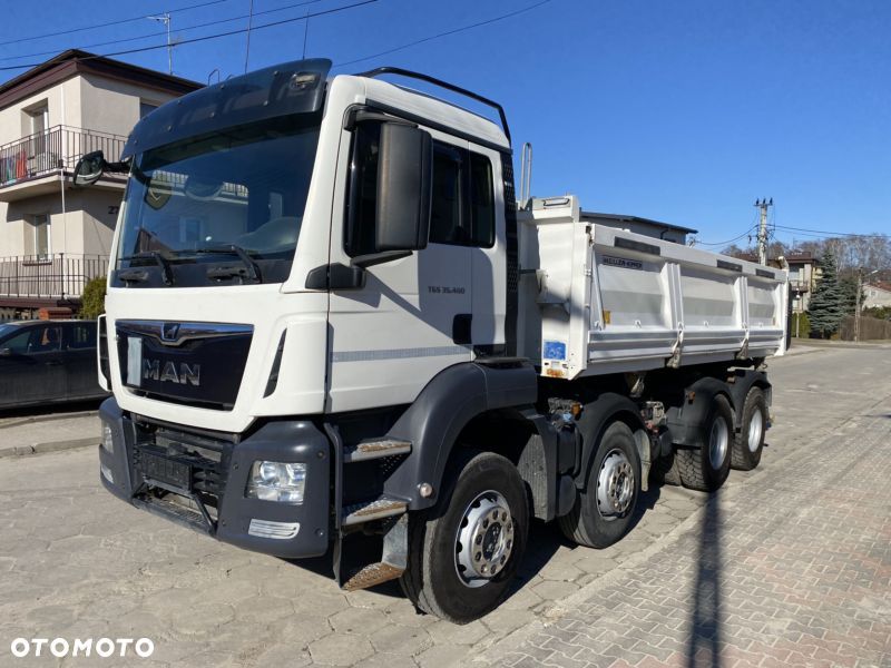 MAN TGS 35.460 kipper meiller import z Niemiec