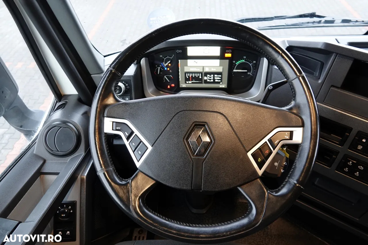 Renault T 520 / 13L / HIDRAULICĂ / CABĂ ÎNALTĂ / KILOMETRAGE MICĂ / DUPĂ CONTRACTUL DE SERVICE - 28