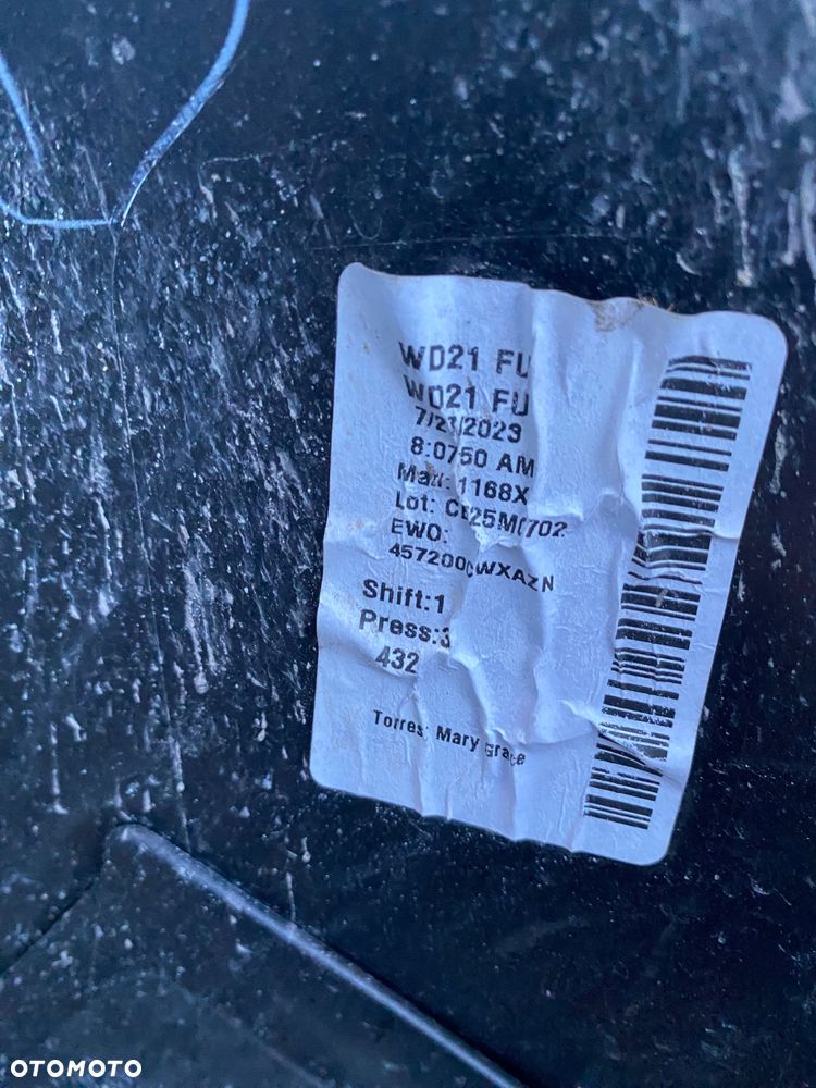 DODGE DURANGO SRT 8 RT R/T lift 2014-2025r 4xPDC ORYGINALNA ALUMINIOWA MASKA POKRYWA SILNIKA ZDERZAK PRZEDNI PRZÓD HELLCAT 68433296AA  68510293AD Alu 4 x otwory na PDC  Wwa - 24