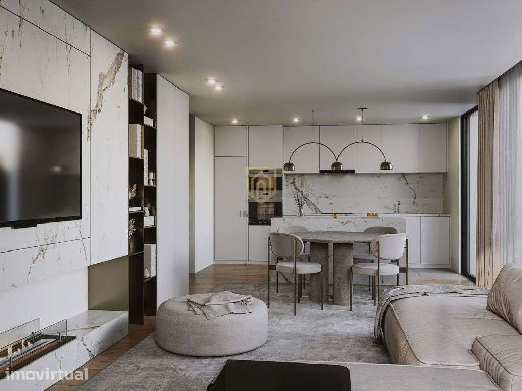 Apartamento T1+1 com varanda em Canidelo, Vila Nova de Gaia - Grande imagem: 4/19