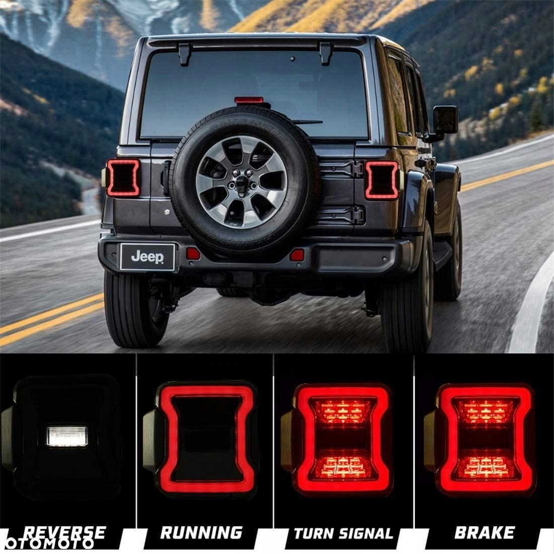 Lampy LED tylne smoked Wrangler JL 2018 - 3