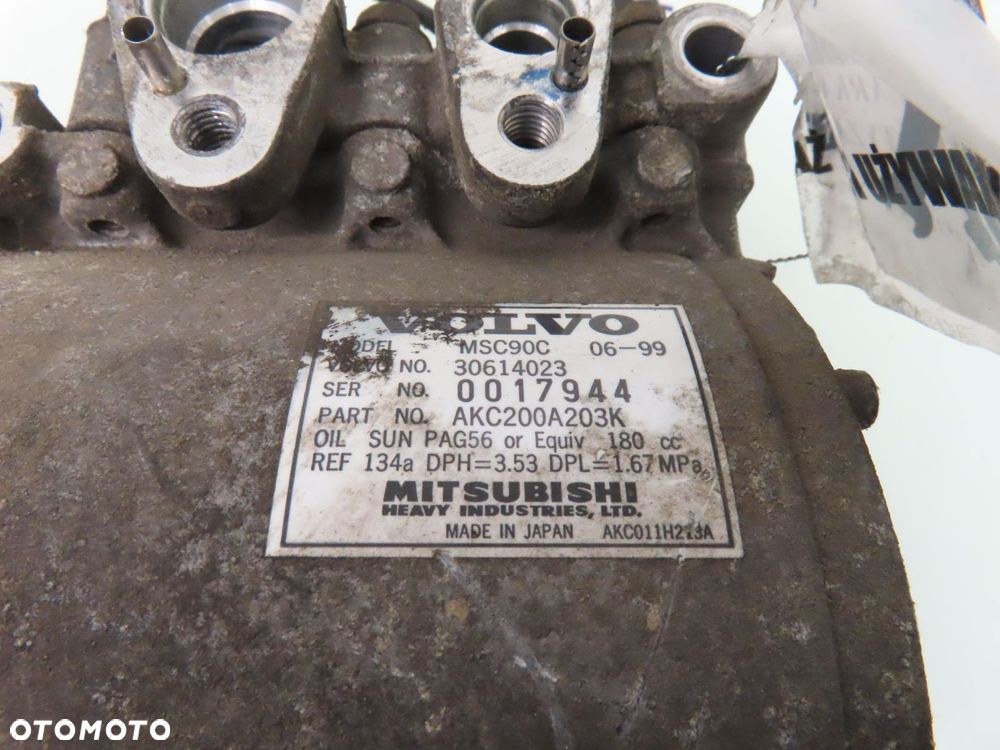 KOMPRESOR KLIMATYZACJI VOLVO S40 I 1.8 i MSC90C AKC200A203K - 6