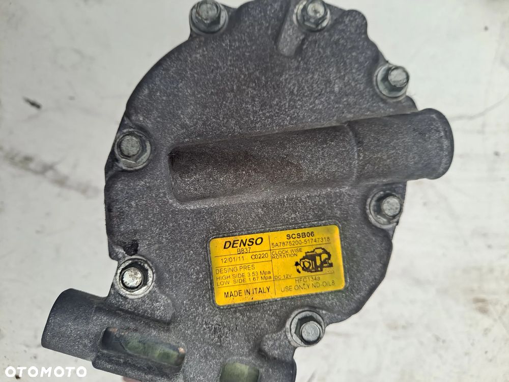 SPRĘŻARKA KLIMATYZACJI AC SCSB06 FIAT ABARTH 1.4 T - 2