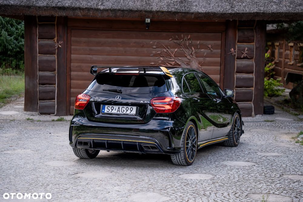 Mercedes-Benz Klasa A AMG 45 4Matic AMG Speedshift 7G-DCT Yellow Night Edition - 5
