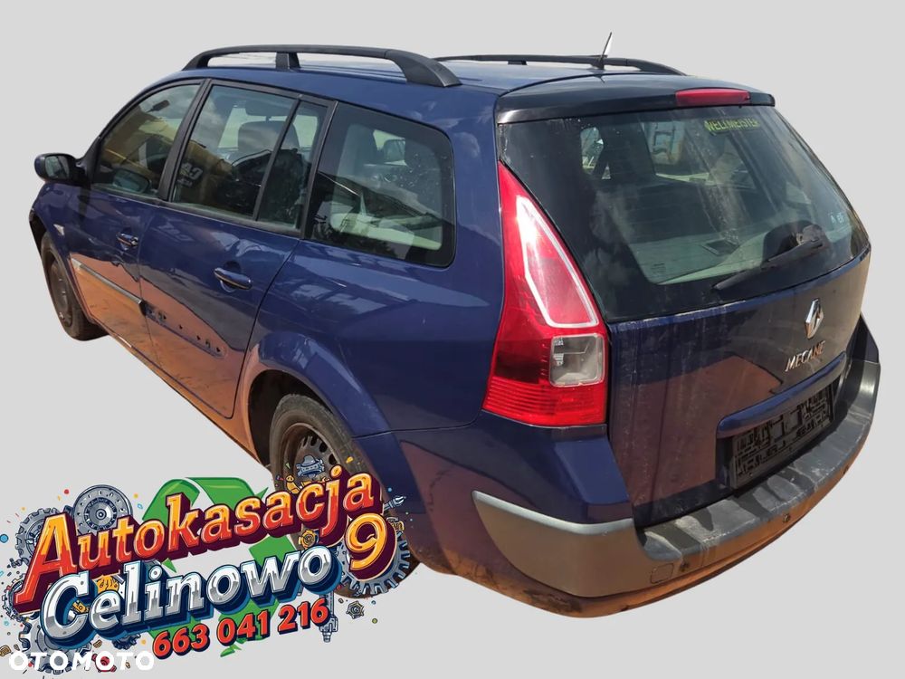Renault Megane II 2006  Silnik 1.6 16V (K4M812) 113KM (83kW) OV460 Na części silnik, maska, drzwi, zderzak, klapa bagażnika, lampa - 4