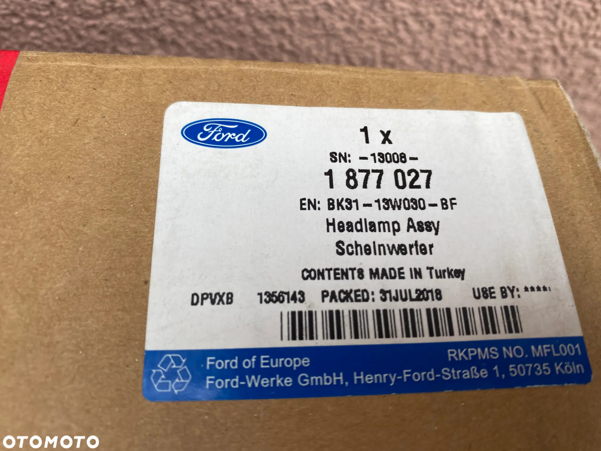 lampa ford transit VII lewa eu cała - 6