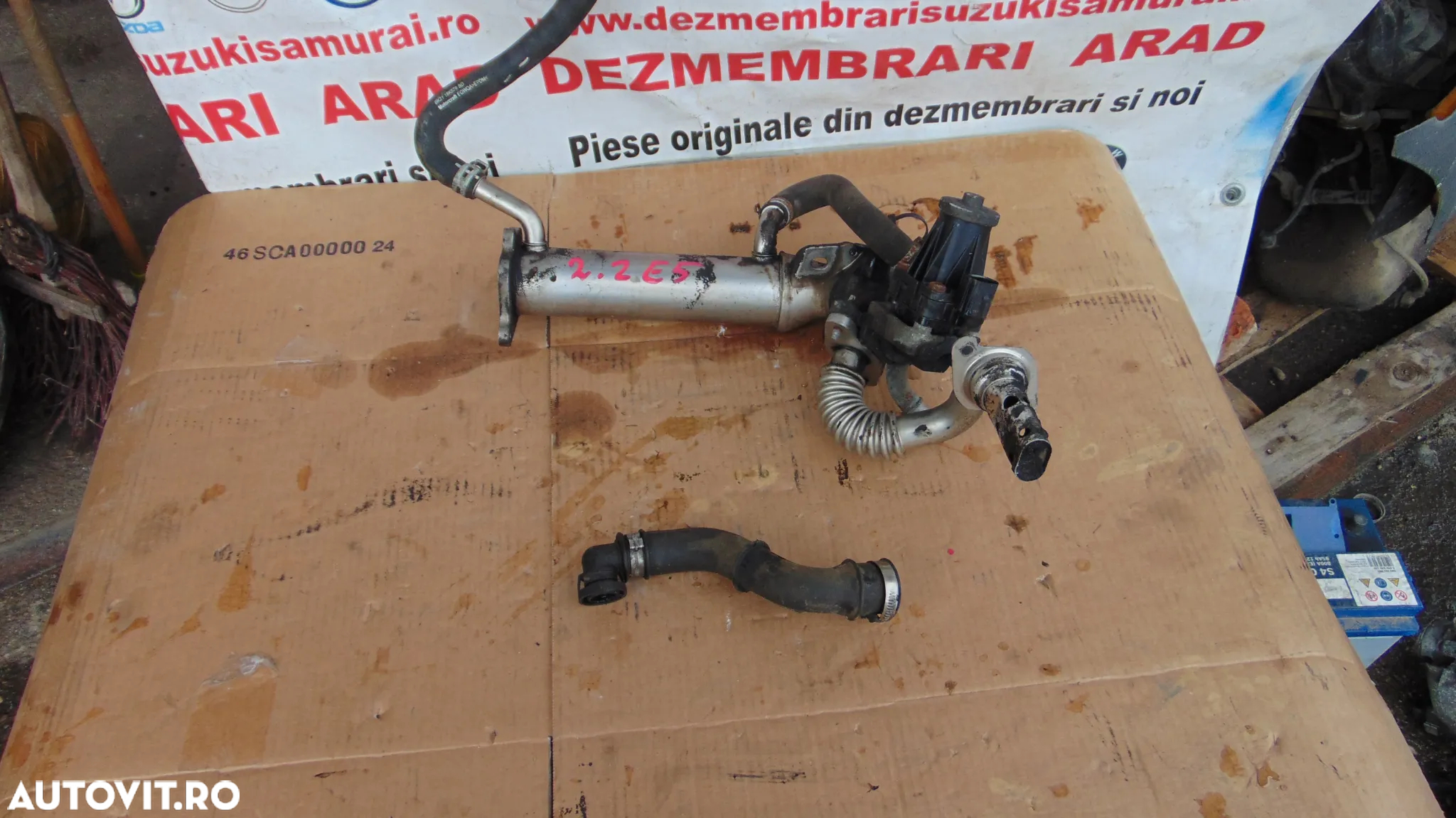 Racitor gaze Ford Transit Custom 2.2 euro 5 Peugeot Boxer Citroen Jumper racitor gaze cu supapa egr - 2