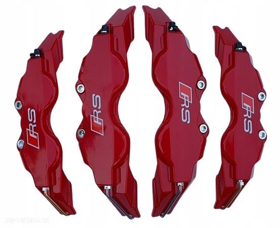 Nakładki na zaciski hamulcowe AUDI RS kolor brembo - 1