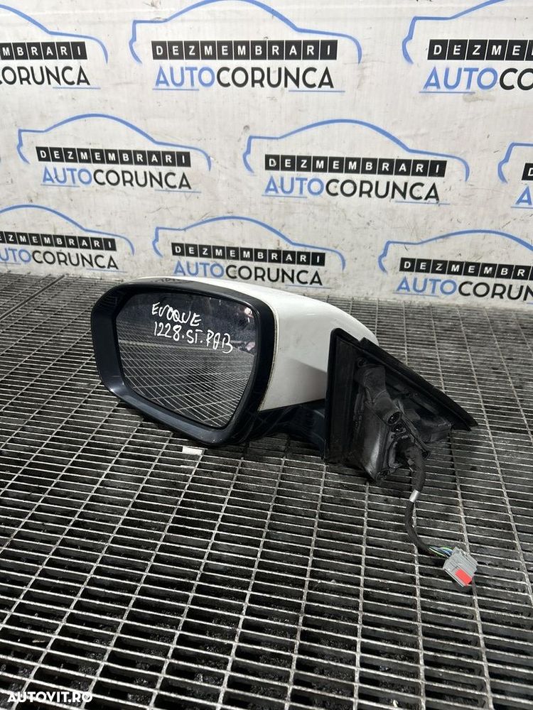 Oglinda stanga Land Rover Range Rover Evoque 2012 - 2015 4 Usi ALB (1228) Fara rabatare - 3