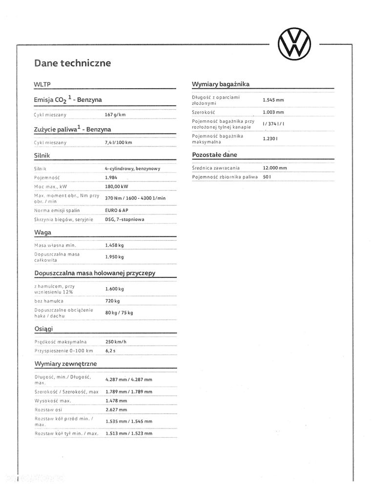 Volkswagen Golf VIII 2.0 TSI GTI DSG - 39