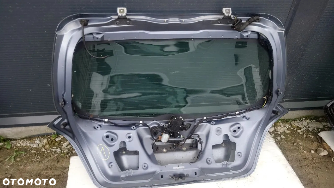 KLAPA SZYBA  PEUGEOT 207 HATCHBACK SZARA, CZARNA HB - 8