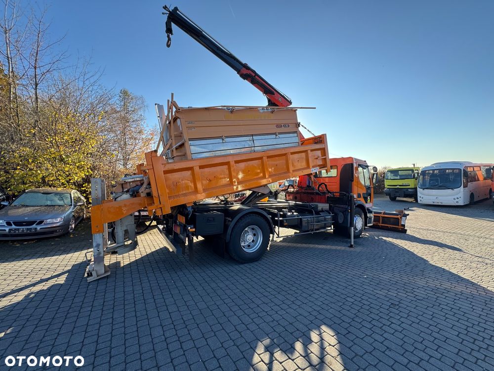 Renault Premium 260DCi Wywrotka 3 str HYDROBURTA HDS Palfinger Solarka Acometis SPECJALNY Pług Odśnieżny Czerpak Kompletny Zestaw - 7