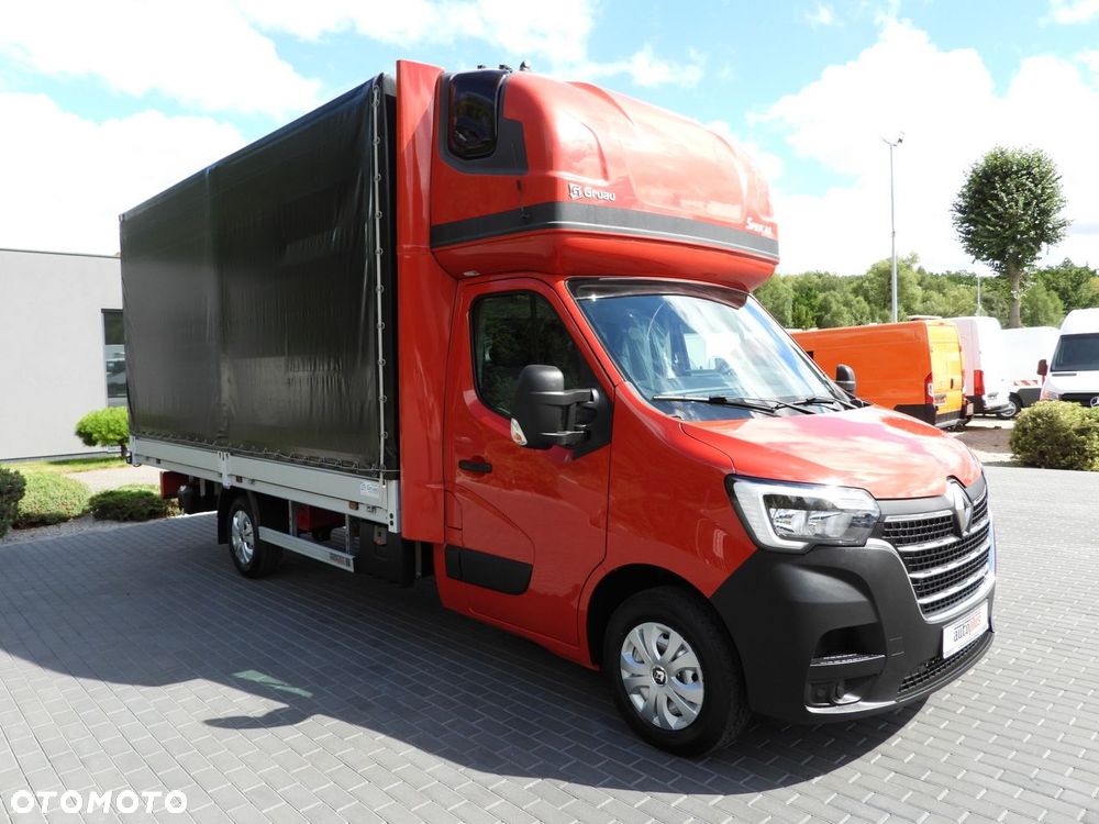 Renault MASTER PLANDEKA 10 PALET WEBASTO TEMPOMAT LEDY KLIMATYZACJA  165KM - 5