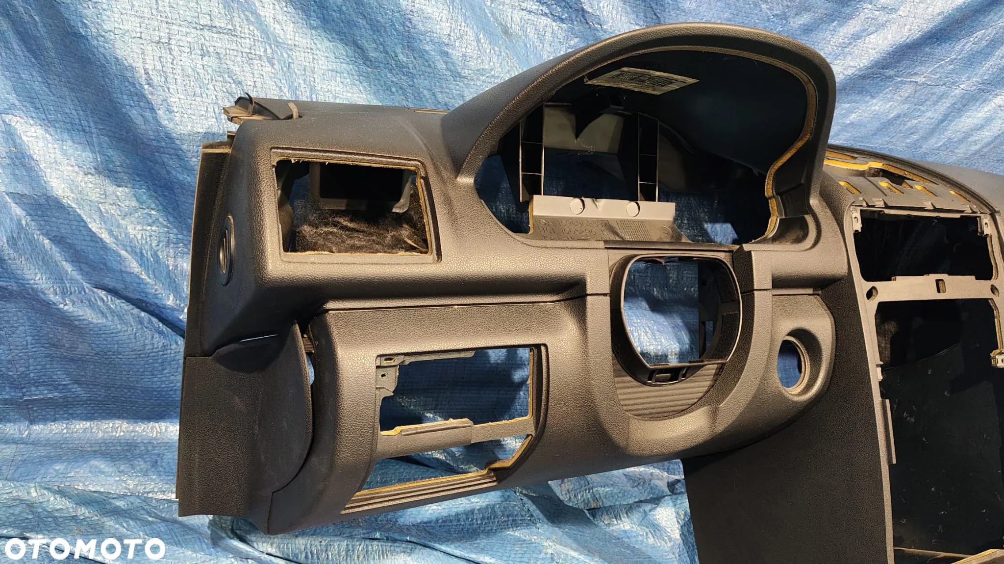 DESKA ROZDZIELCZA KONSOLA SCHOWEK PASAŻERA PODUSZKA KIEROWCY PASAŻERA SENSOR AIRBAG PAS PASY BEZPIECZEŃSTWA PRZÓD TYŁ KOMPLET ZESTAW CZARNE MERCEDES A-KLASA W169 A169 LIFT 5D 5 DRZWI AVANTGARDE - 5