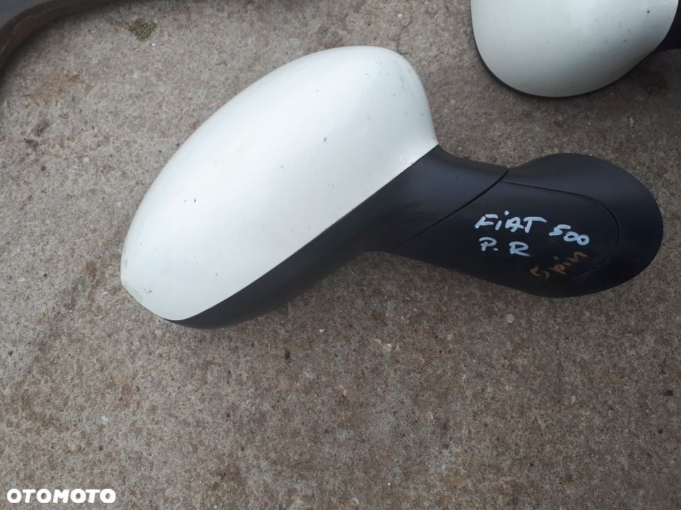 FIAT 500 1.3 JTDM LUSTERKO PRAWE 5-PIN BIANCO 268 - 1