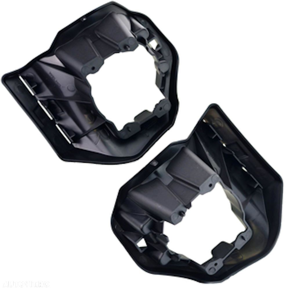 Rama proiectoare ceata Peugeot 301, 01.2013-01.2017, parte montare suport faruri ceata, set de 2 buc, stanga+dreapta, 1608717780, 57B229-0, - 1