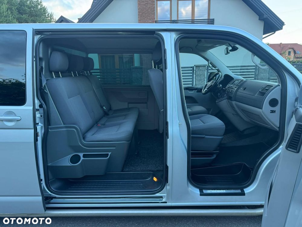 Volkswagen TRANSPORTER T5 L2H1 LIFT DŁUGI Klima Navi Dubel Kabina Brygadówka Pdc Rury Hak Serwis - 18