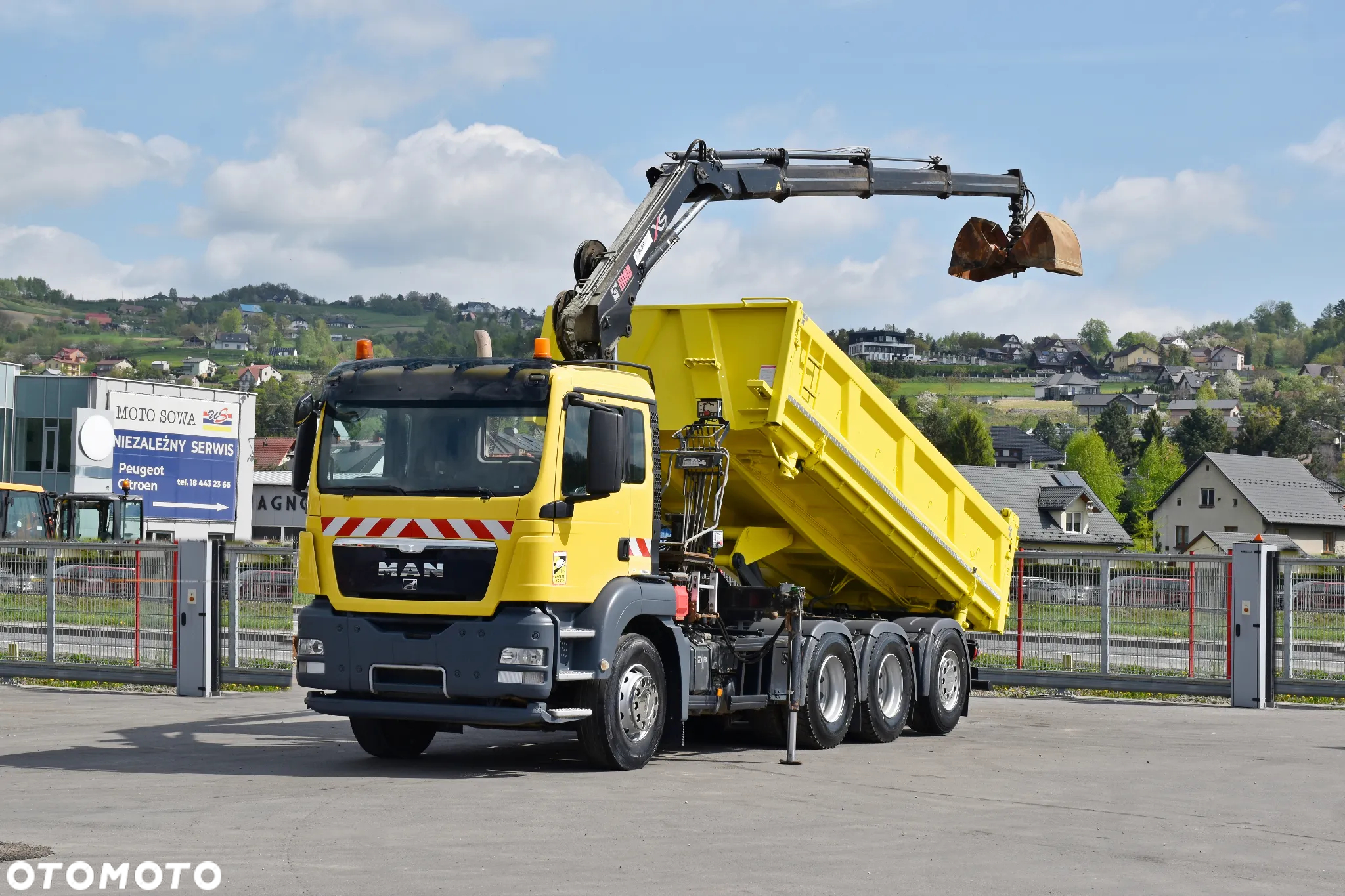 MAN TGS 35.440 * WYWROTKA 5,80 m + BORDMATIC * HIAB 122 B - 3 DUO * 8x4 - 2