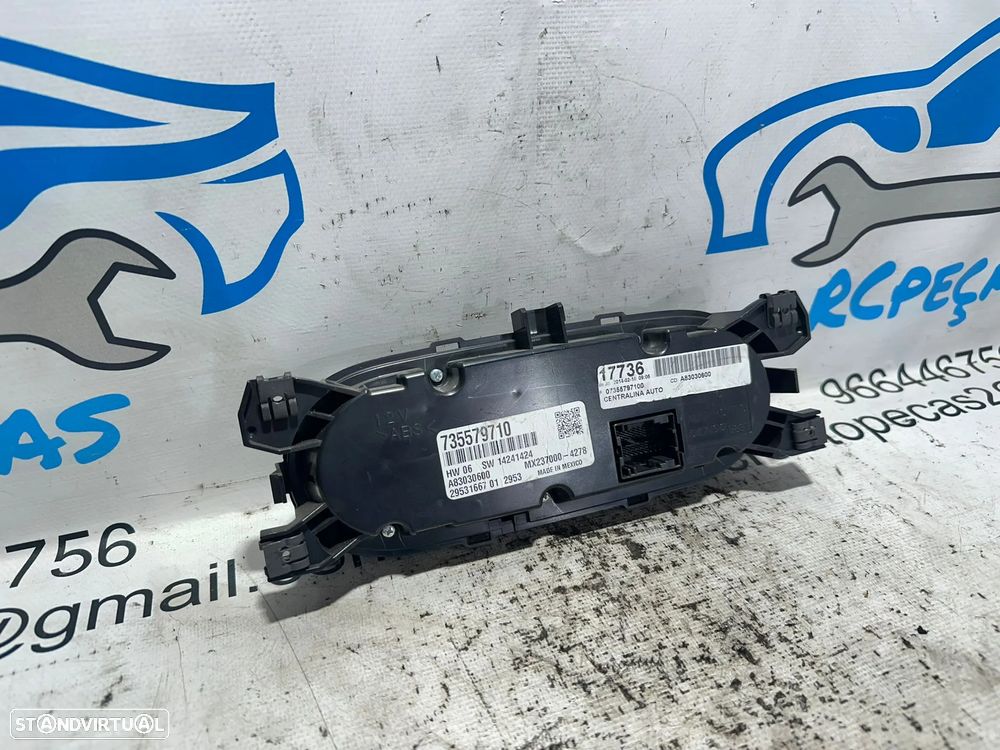 .Modulo Controlo Climatronic Sofagem Digital Ar Condicionado AC Original Fiat 500L 735579710 2012 - 2022 - 7