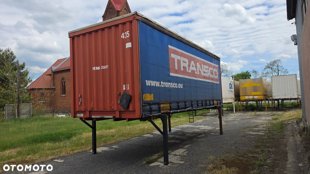 Krone 9.500zł netto ZABUDOWA KRONE BDF 7.45x2.40m FIRANKA SUWANY DACH DRZWI MOŻLIWOŚĆ TRANSPORTU - 2