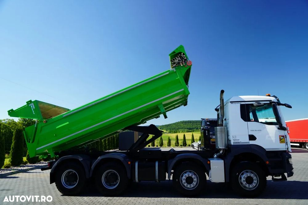 MAN TGS 35.470 / 8x4 / BASCULATOR 2 LATE / HIDROCLAPA / HIDRODORTA / BORDMATIK / ANVELOPE 100% / NAVI RIO / EURO 6 - 6