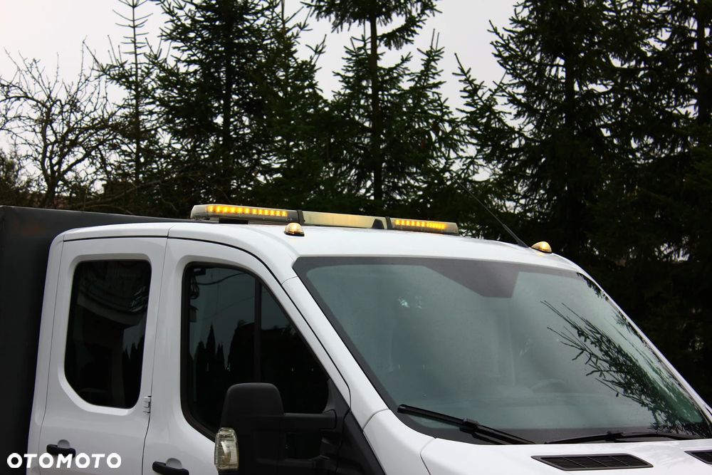 Ford TRANSIT BRYGADÓWKA 2.0 TDCI 130KM 7 OSÓB PAKA PLANDEKA OŚWIETLENIE ROBOCZE - 12