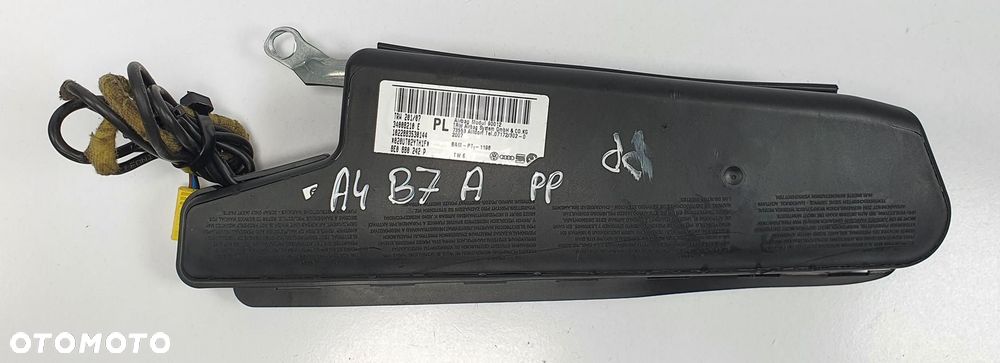 PODUSZKA AIRBAG FOTELA PRAWA AUDI A4 B7 8E0880242P - 1