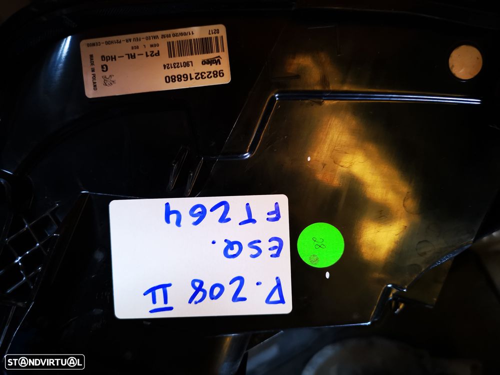 PEUGEOT 208 II FAROLIM ESQUERDO - FT264 - 6