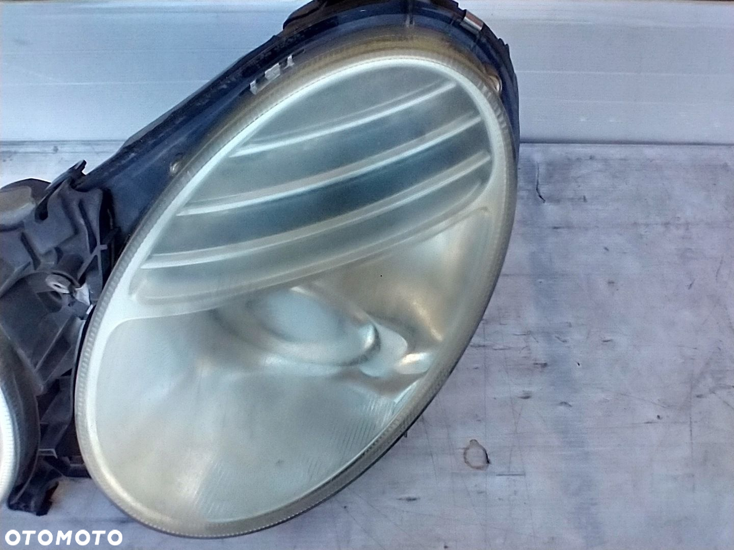 MERCEDES E-KLASA W211 LAMPA LEWA PRZÓD PRZEDNIA ANGLIK UK - 2