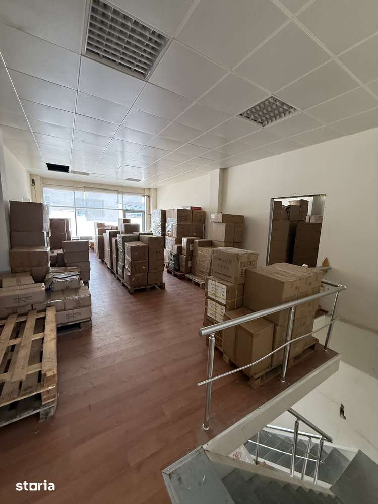 Spatiu depozitare, pretabil si showroom si birouri pe 2 etaje cu lift - Imagine principală: 4/5
