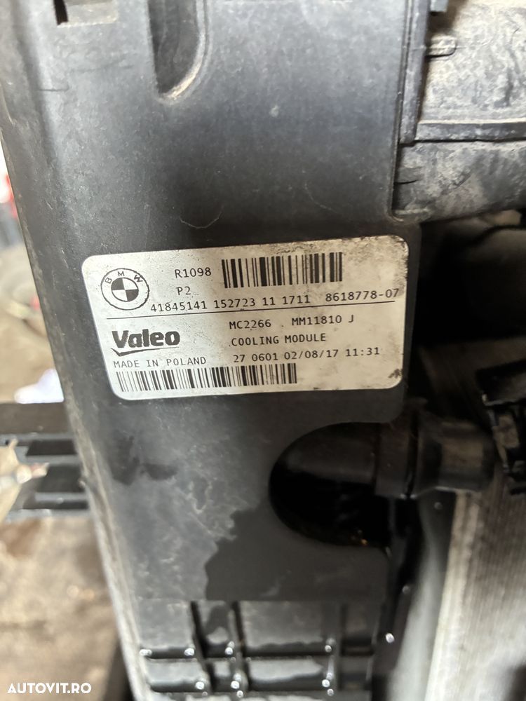 Bloc grup radiatoare bmw b48b20a f20 f21 f22 f30 f31 f34 f36 f33 320i - 4