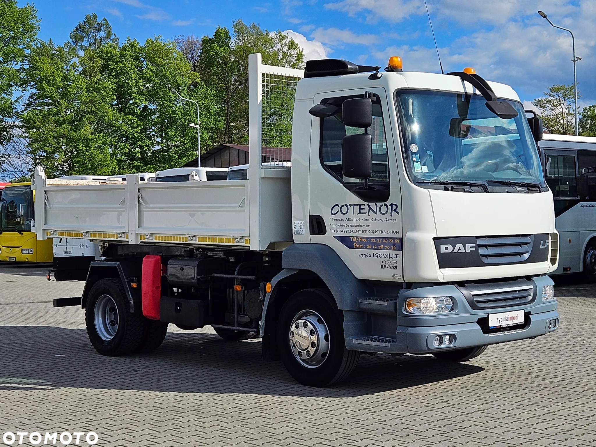 DAF LF 55.220 WYWROTKA / 15 TON / SPROWADZONY Z FRANCJI/ MANUAL / 119 000 KM - 3