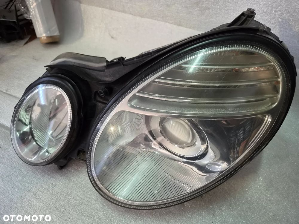 Lampa lewa Xenon Mercedes E Klasa W211 Lift żarnik przetwornica kpl - 2
