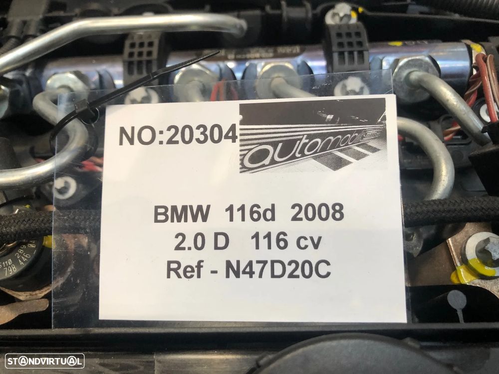 Motor BMW Serie 1 2.0 D 122 Cv de 2008 - Ref. N47D20C  -  NO. 20304 - 8