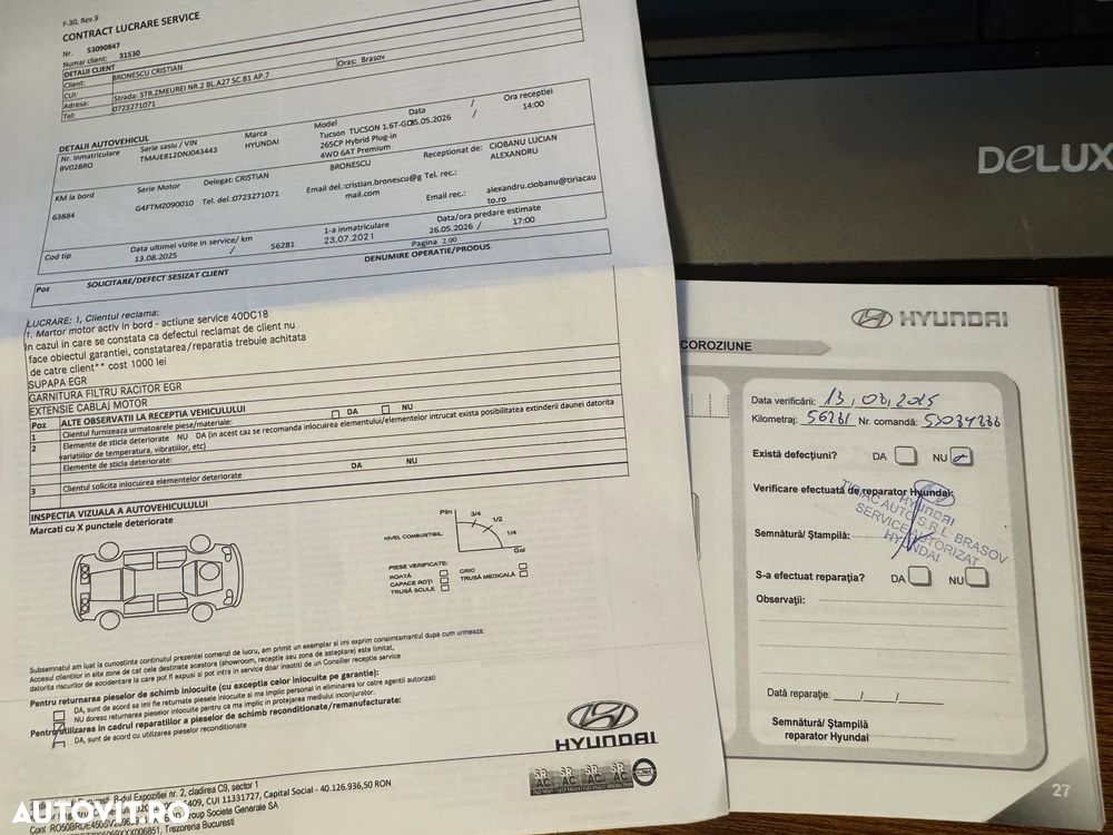 Hyundai Tucson PHEV 1.6 l 265 CP 4WD 6AT Luxury - 13