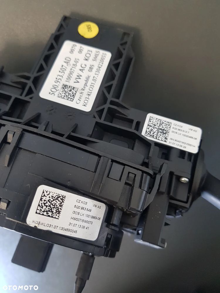 VW SKODA AUDI MANETKI PRZEŁĄCZNIK ZESPOLONY ZWIJAK TAŚMA 5Q0953549 5Q0953513T 5Q0953507AD - 2