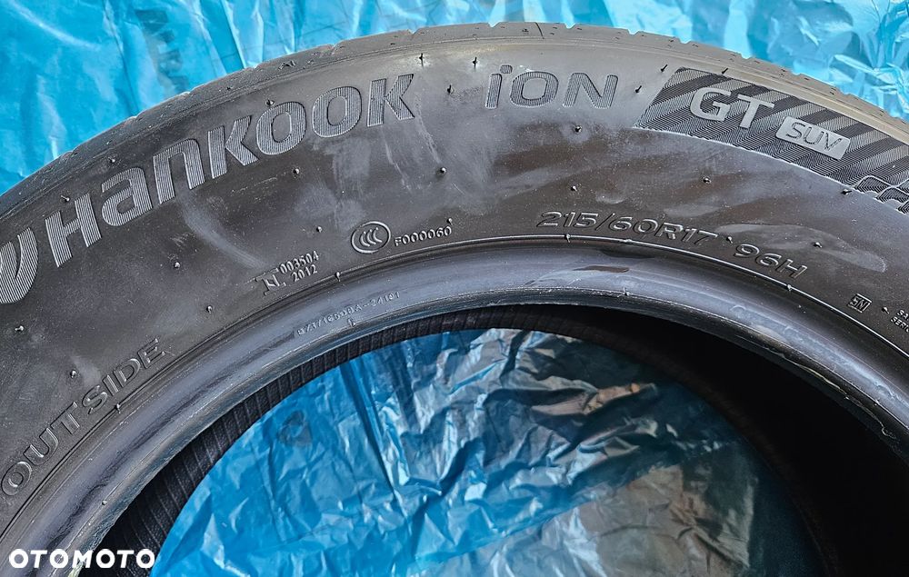 4 opony letnie firmy Hankook iON GT SUV 215/60R17 96H z 2026 r. - 3