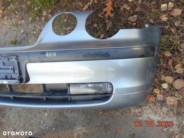 BMW E46 compact ZDERZAK przód przedn halogeny listewki kratki zaślepka szary srebrny kolor STAHLgrau A08 - 4