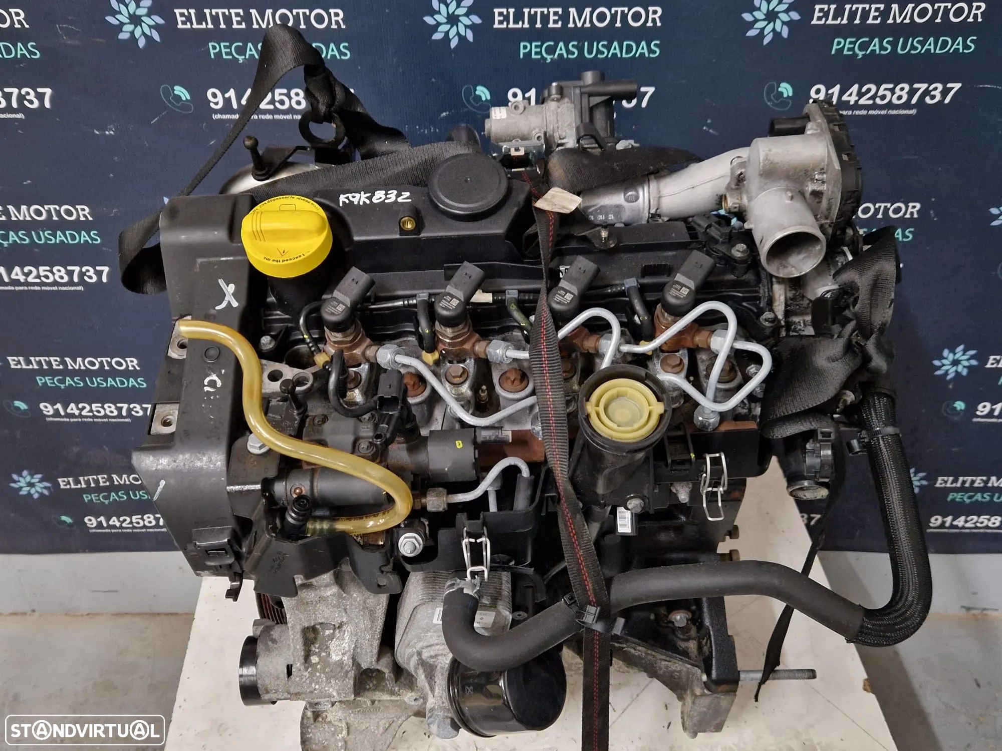 Motor usado K9K832 RENAULT MEGANE SCENIC III 1.5 DCI 105CV SIEMENS CONTINENTAL - 1