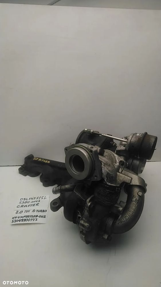 TURBOSPRĘŻARKA 2.0 TDI BI-TURBO 143KM 163KM CKUB CKUC CSHC CSNA CRAFTER 03L145715L - 5